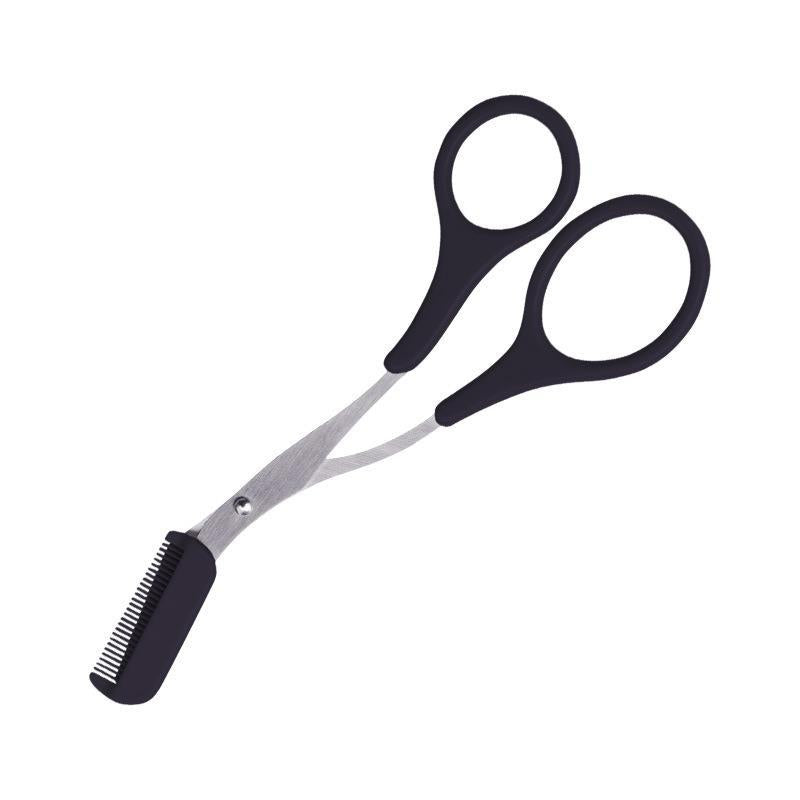 Stainless Eyebrow Scissors With Comb Beauty Tool