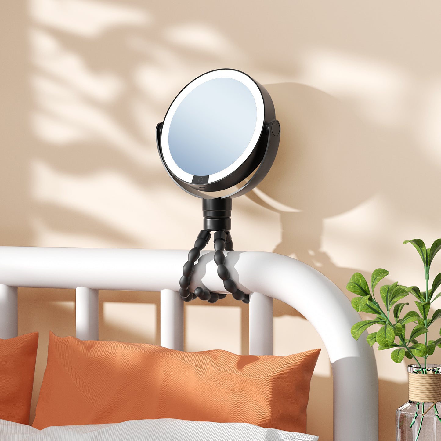 Octopus LED Makeup Mirror Portable Lighted Design