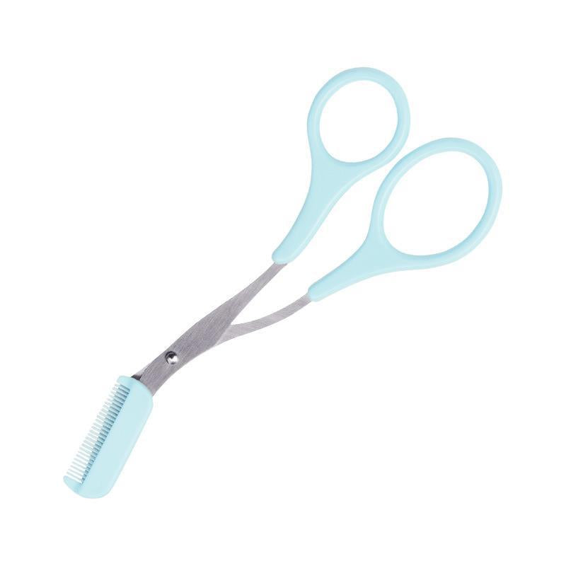 Stainless Eyebrow Scissors With Comb Beauty Tool