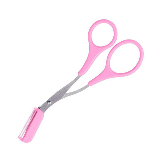 Stainless Eyebrow Scissors With Comb Beauty Tool